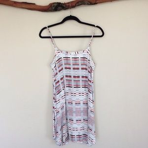 Flynn Skye Scoop Back Geometric Mini Dress Small